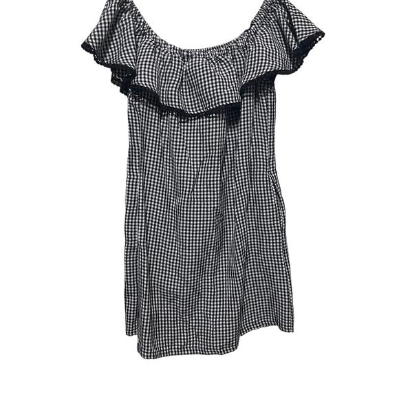 Tommy Bahama Off-the-Shoulder Ruffle Dress M - Picture 4 of 4